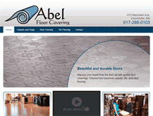 Tablet Screenshot of abelfloorcovering.com